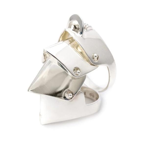 Vivienne Westwood Jewelry Vivienne Westwood Silver Armour Ring Size M Poshmark